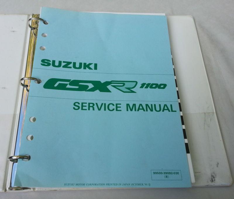 1990-91-92 suzuki gsx-r 1100 motorcycle service manual