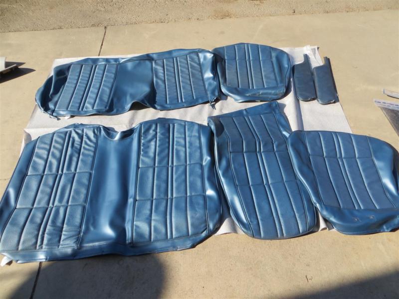 1970, 1971, 1972, 1973 ford mustang convertible, new blue interior.