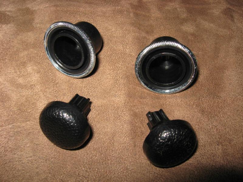 71 72 73 74 mopar radio knob set b body charger roadrunner gtx  excellent  look