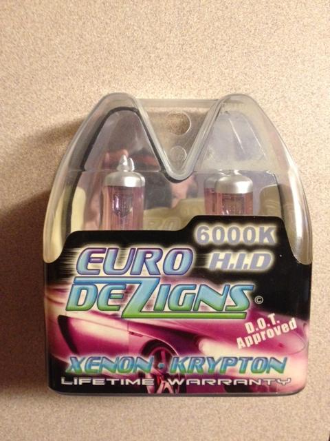 H4 krypton * xenon hid 6000k head lamps * new euro dezigns