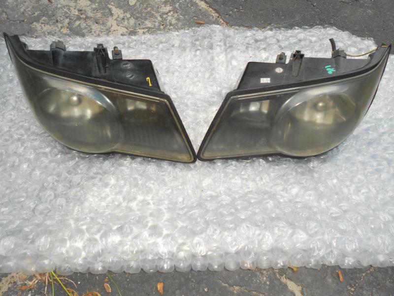 2001-05 pontiac aztec headlight head light passenger driver side left side lh rh