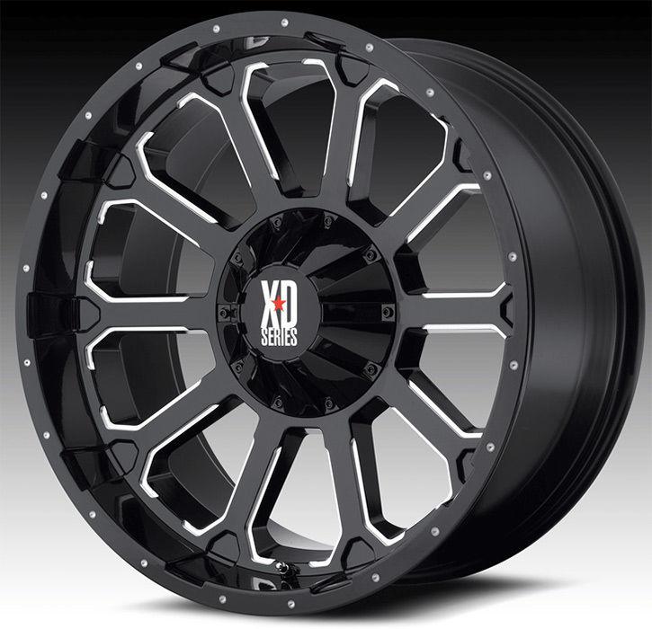 20" kmc xd806 bomb black rims & lt 295-65-20 nitto trail grappler tires wheels