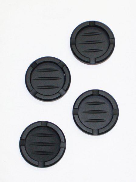  all sales a/c vents - complete set of 4 black 6061-t6 aircraft quality 