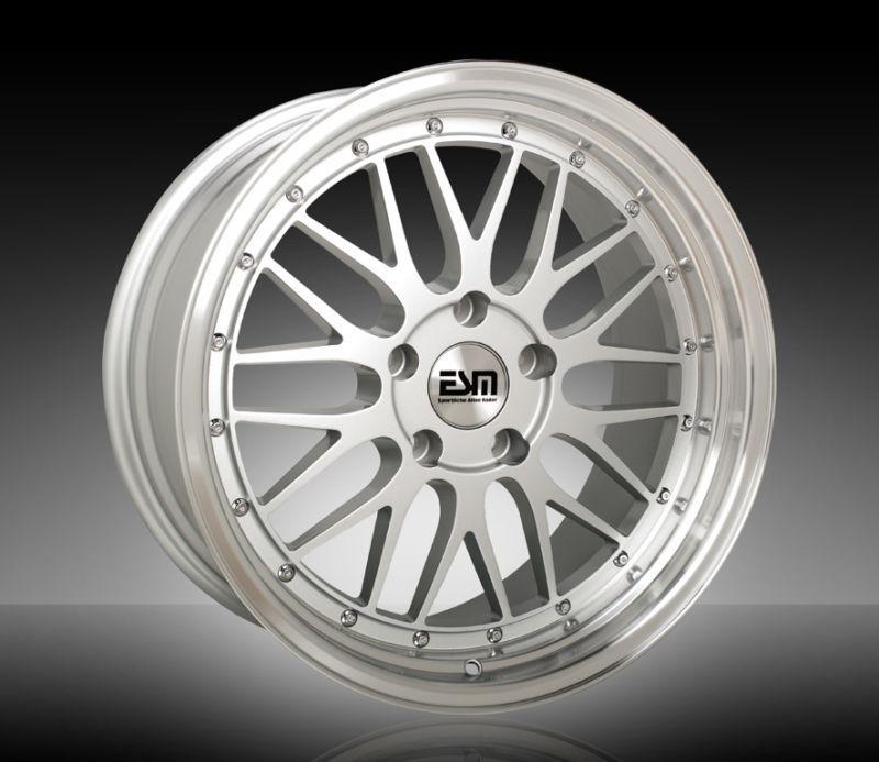 19x8.5 19x9.5 19" lm wheels 5x120 esm 004 bmw 3 series e46 m3  