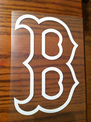 Boston redsox baseball vinyl decal sticker laptop car truck