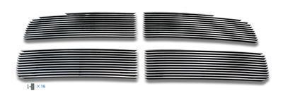 Lund grille insert original bar main grille billet aluminum polished dodge