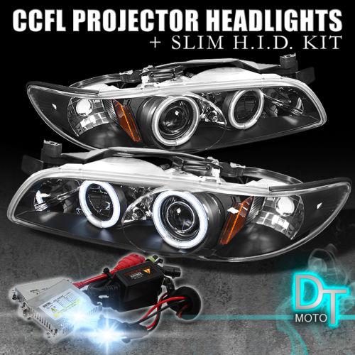 97-03 grand prix ccfl projector head lights+6000k hid