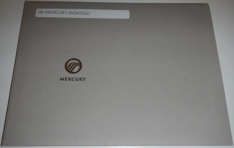 2006 mercury montego portfolio brochure