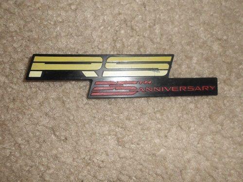 1992 camaro 25th anniversary dash emblem badge