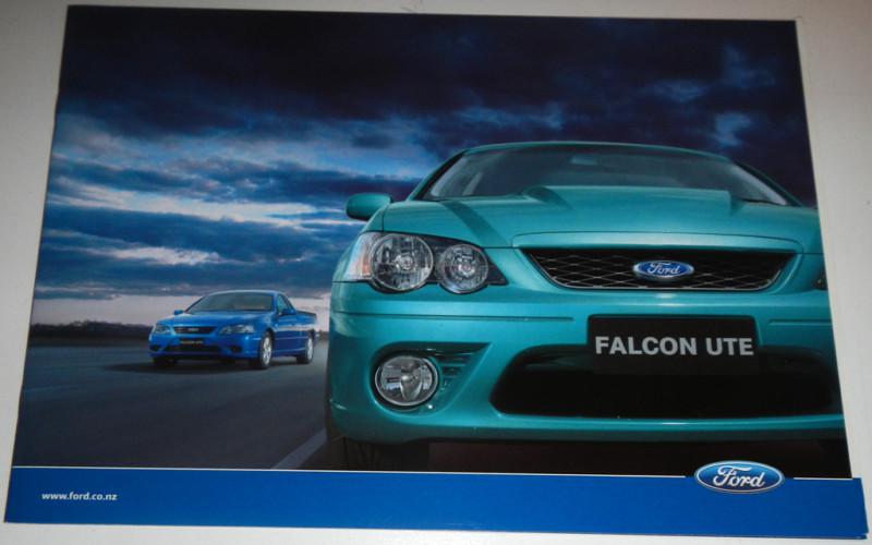 2006 or 2007 ford falcon ute brochure - new zealand