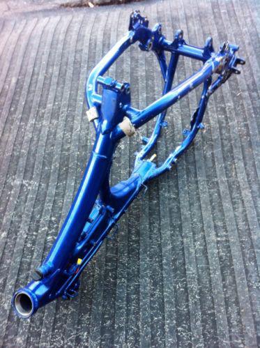 01 02 yamaha yz250f yz 250 f 250f yz250 frame paper