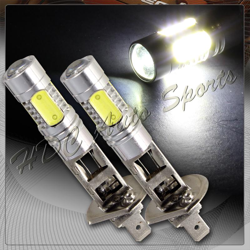 2x mitsubishi nissan h1 white 9 led 11w projector high low beam fog light  bulbs