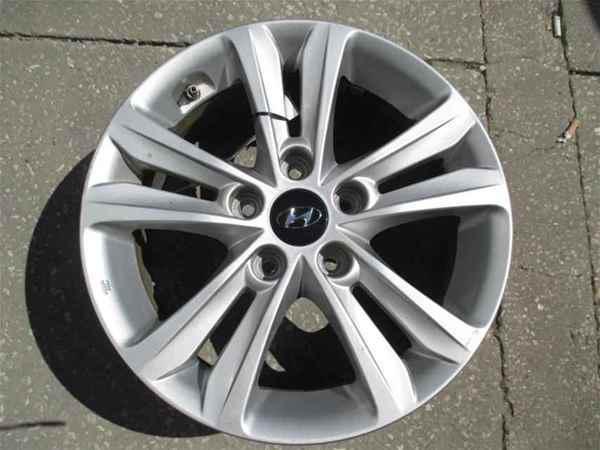 11-13 hyundai sonata single alloy wheel rim 16" oem lkq