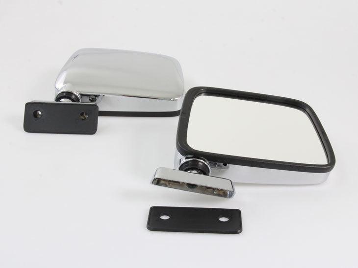 Datsun 120y 520 521 620 720 b310 pick up truck chrome door mirror pair ( lh/rh )