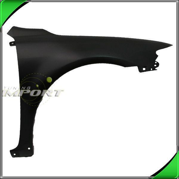 2003-2008 mazda 6 passenger right front fender primered black steel replacement