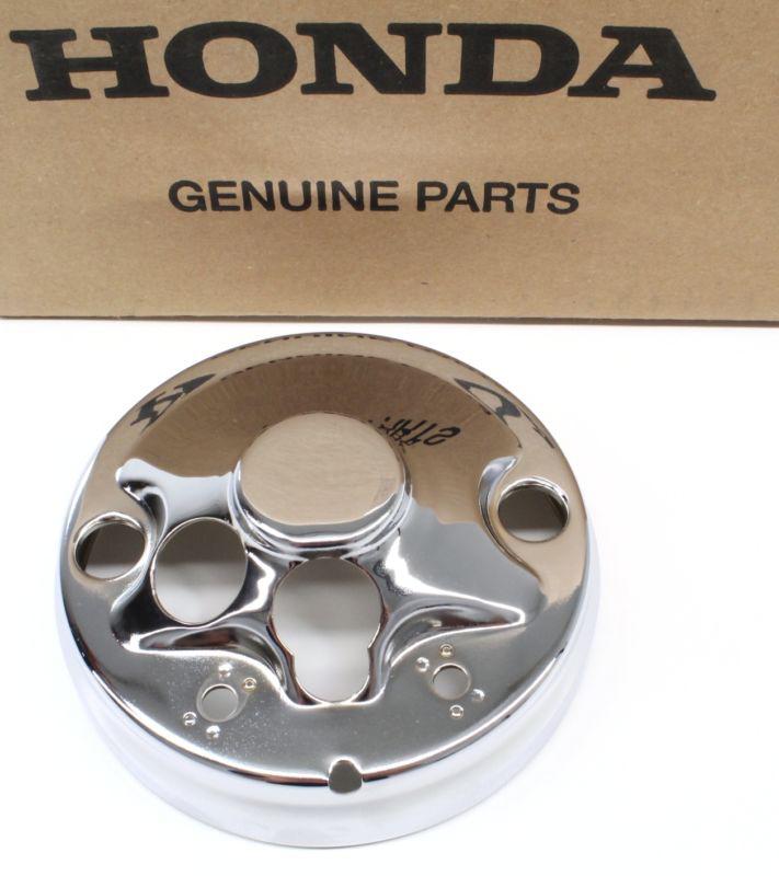 New chrome speedo tacho plate cb cx gl silver gold wing genuine honda oem #c87