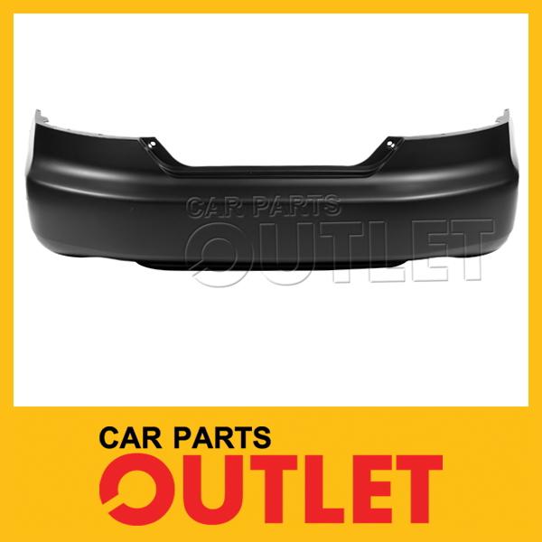 2006 2007 honda accord 2dr coupe rear bumper primed plastic cover 4-cyl lx/ex v6