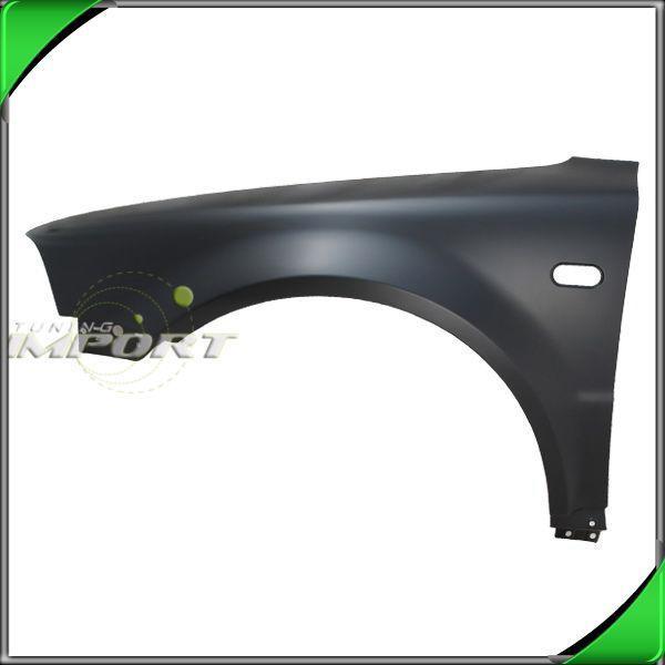 2002-2004 volkswagen passat left front fender primed black steel replacement lh