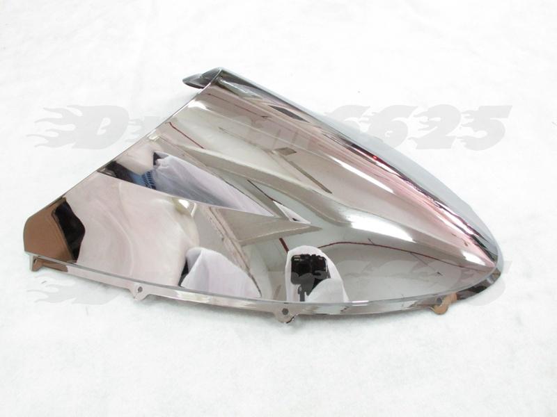 Windscreen fit ducati 848 1098 1098s 1098r 1198 1198s 1198r 07 08 09 silver