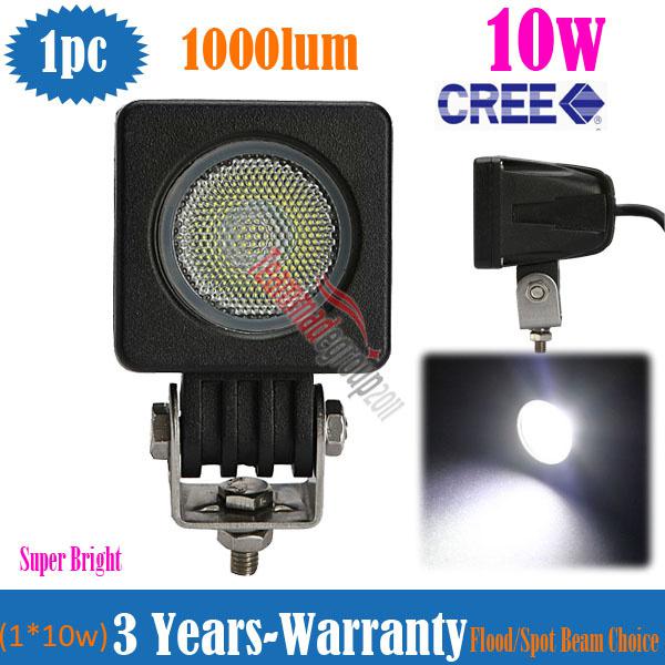 10w cree led work light 1000lm modular flood truck boat car 4wd 4x4 save 18w