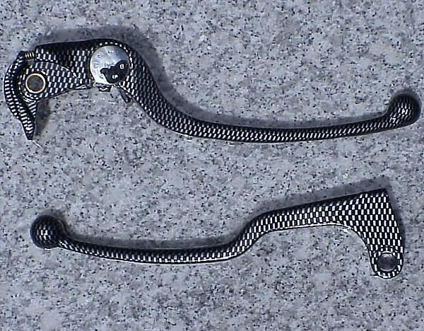 Suzuki gsxr 600 750 1000 carbon fiber levers