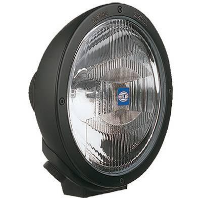 Hella rallye 4000 metal light each 100w round 8.75" dia clear lens h12560051