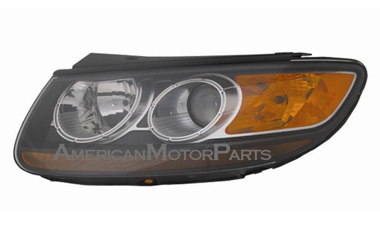 Left driver side replacement headlight 07-07 fit hyundai santa fe - 921010w050