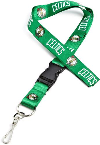 Nba boston celtics green lanyard key chain