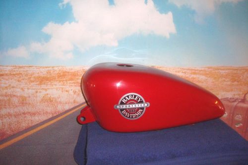 Gas tank fuel petrol red stock graphic harley fits sportster 883 1998-2003 x3