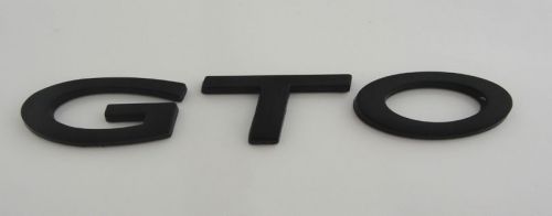 04-06 pontiac gto kidney grille grill emblem letters black front bumper