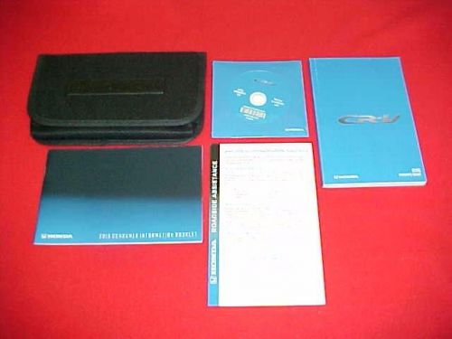 2015 honda cr-v crv original owners manual service guide cd 15 + case navigation