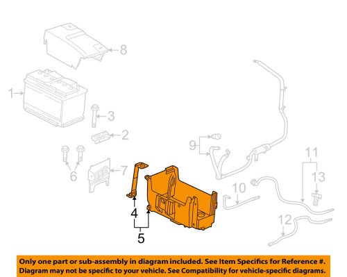 Gm oem-battery tray 23128537