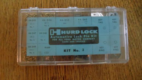 Vintage &#034;hurd lock kit no.3&#034; for all ford motor co. cars and trucks