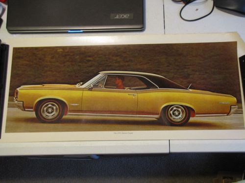 1966 pontiac tempest gto sport coupe dealer wide-track tigers poster 66