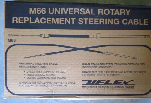 Uflex m66 17 ft universal (qc) fast connect steering cable #m66x17