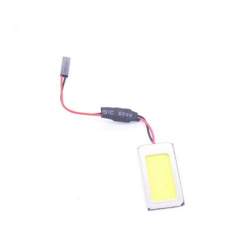 T10 24 smd cob led panel super white car auto interior reading map lamp