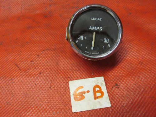 Triumph, triumph tr4, original lucas amp gauge,flat glass, vgc!!