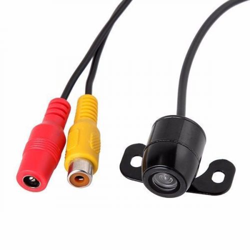 12v 170° mini color ccd reverse backup car front rear view camera night vision