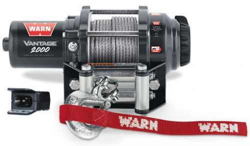 Warn atv vantage 2000lb winch w/mount 2016 gator rsx8601