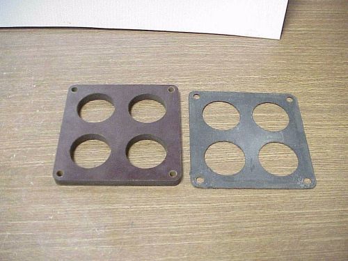 Holley 4500 dominator phenolic carb insulator spacer heat soak riser .555&#034; thick