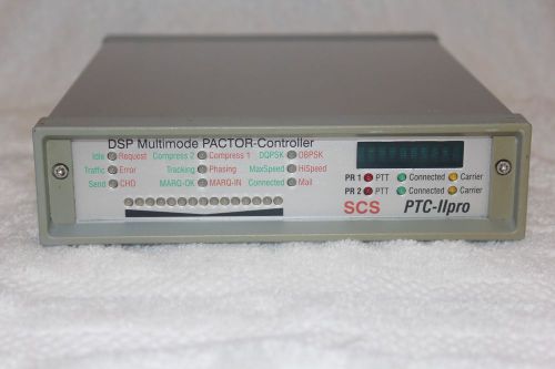 Scs ptc pactor ii pro modem, ptc-iipro, dsp multimode controller w/ manual