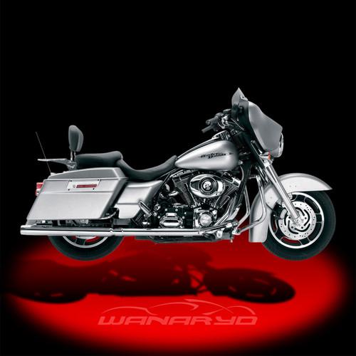 Samson true dual crossover header pipes,chrome for 2007-2008 harley touring