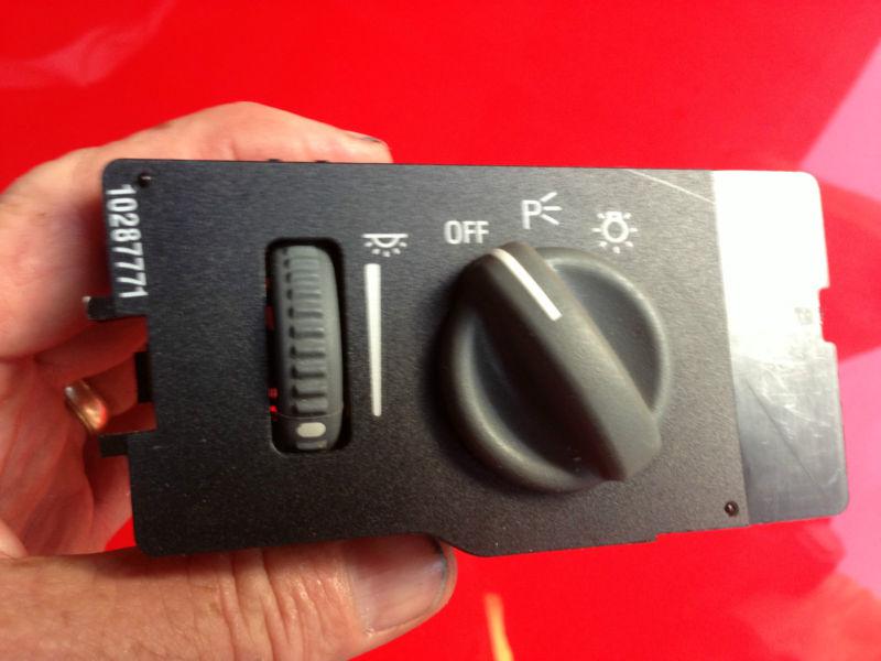 93-02 firebird trans am headlight control dimmer switch