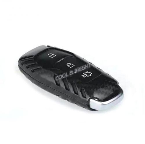 For ford fusion f150 mustang dry carbon fiber remote key cover case shell fobs