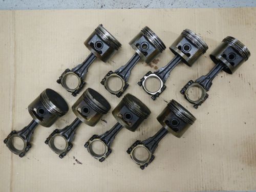 300 buick nailhead pistons &amp; rods set of 8  1964 1965 1966 1967 wildcat 355 310