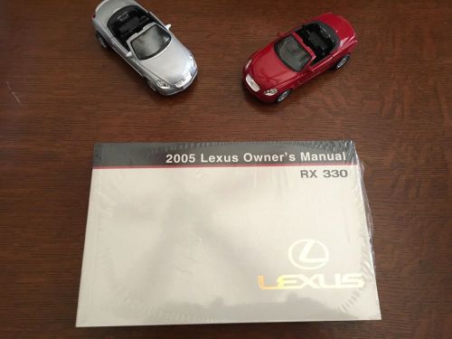 2005 lexus owner&#039;s manual rx 330 (softcover) nib new factory sealed