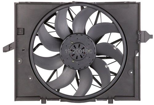 Brand new radiator or condenser cooling fan assembly fits bmw e65 e66 e63 e60