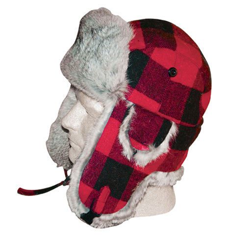 Hg880 yukon alaskan hat-red plaid large