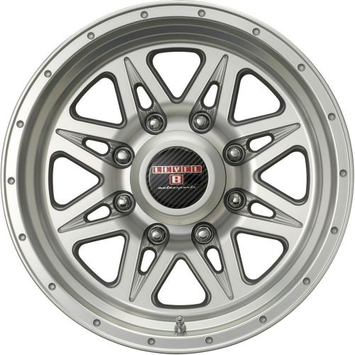 17x9 silver strike 8 8x6.5 +0 wheels open country a/t ii 285/70/17 tires