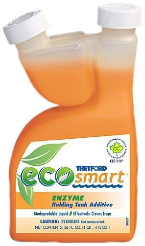 Thetford 32947 eco-smart enzyme formula holding tank deodorant, 36 oz.